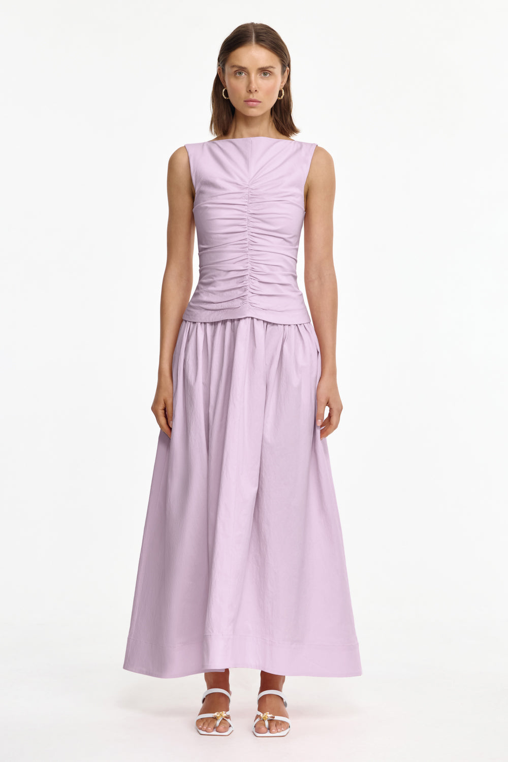 adley purple cord dress