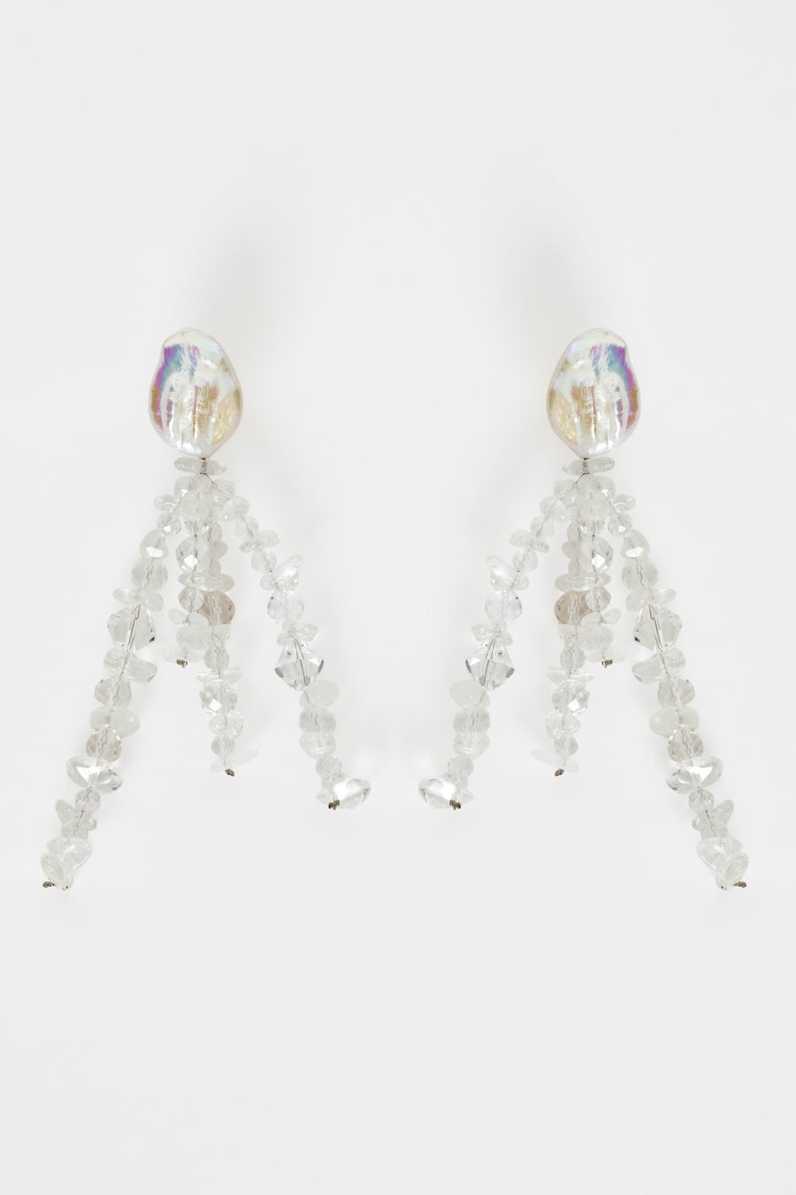 ACLER ONLINE AU TREVERLY EARRING AJ2507003E-CRYSTALPEARL-CRY-OS
