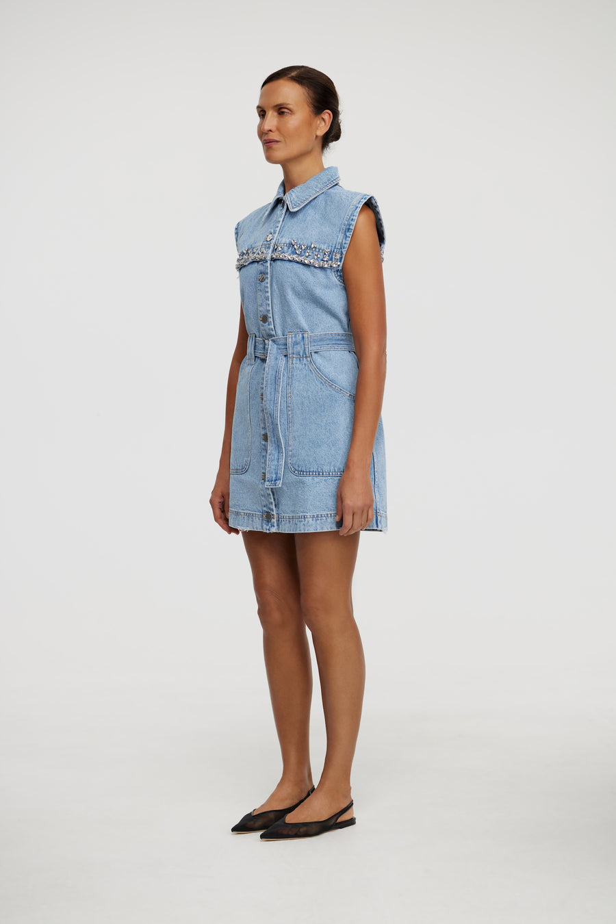 Acler denim dress hotsell