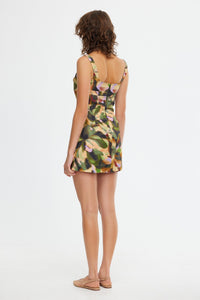 green emerald velvet dress Emery Mini Dress - Shamrock | Acler