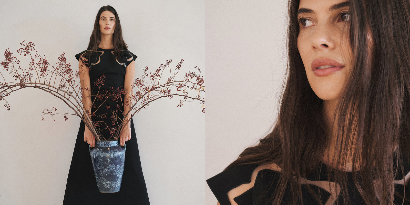 Acler Koda Midi Dress in Black