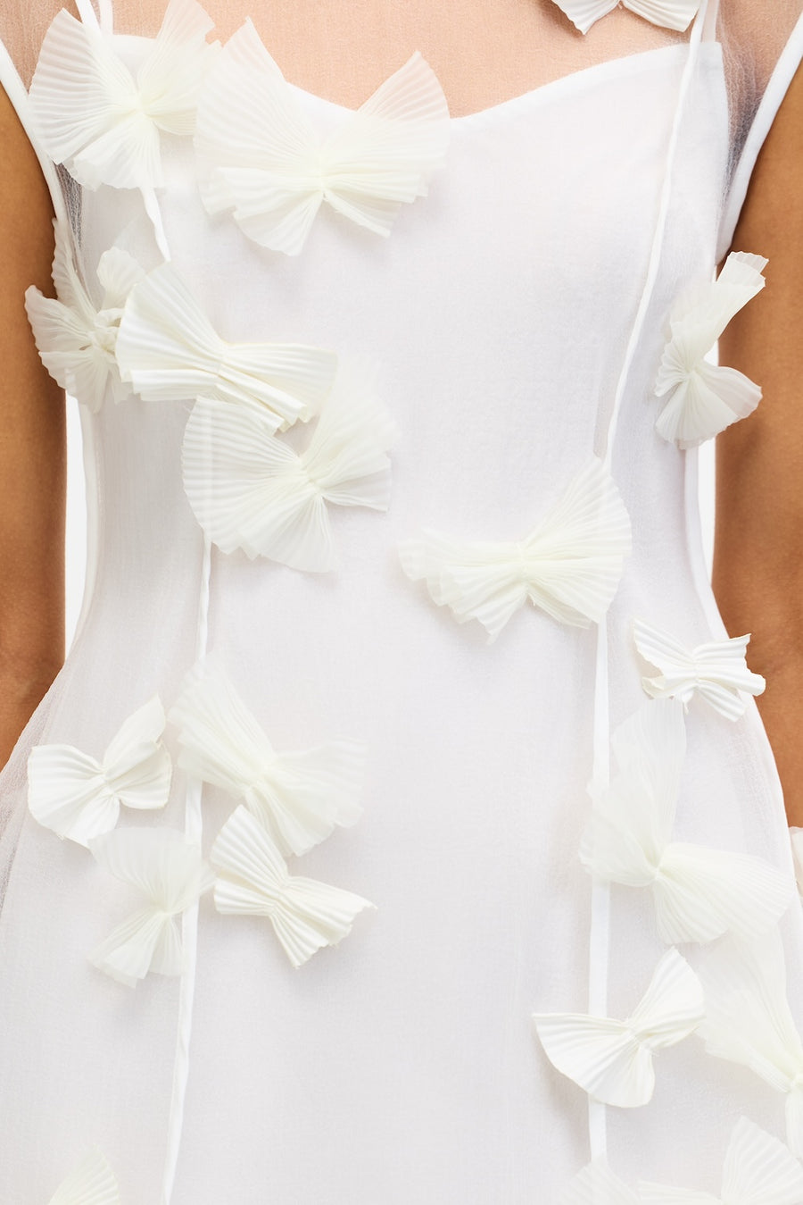Acler Online AU Ivory Mini Sheer Mesh Dress, AU14 US10 Acler Online AU Ivory Mini Sheer Mesh Dress, AU14 US10