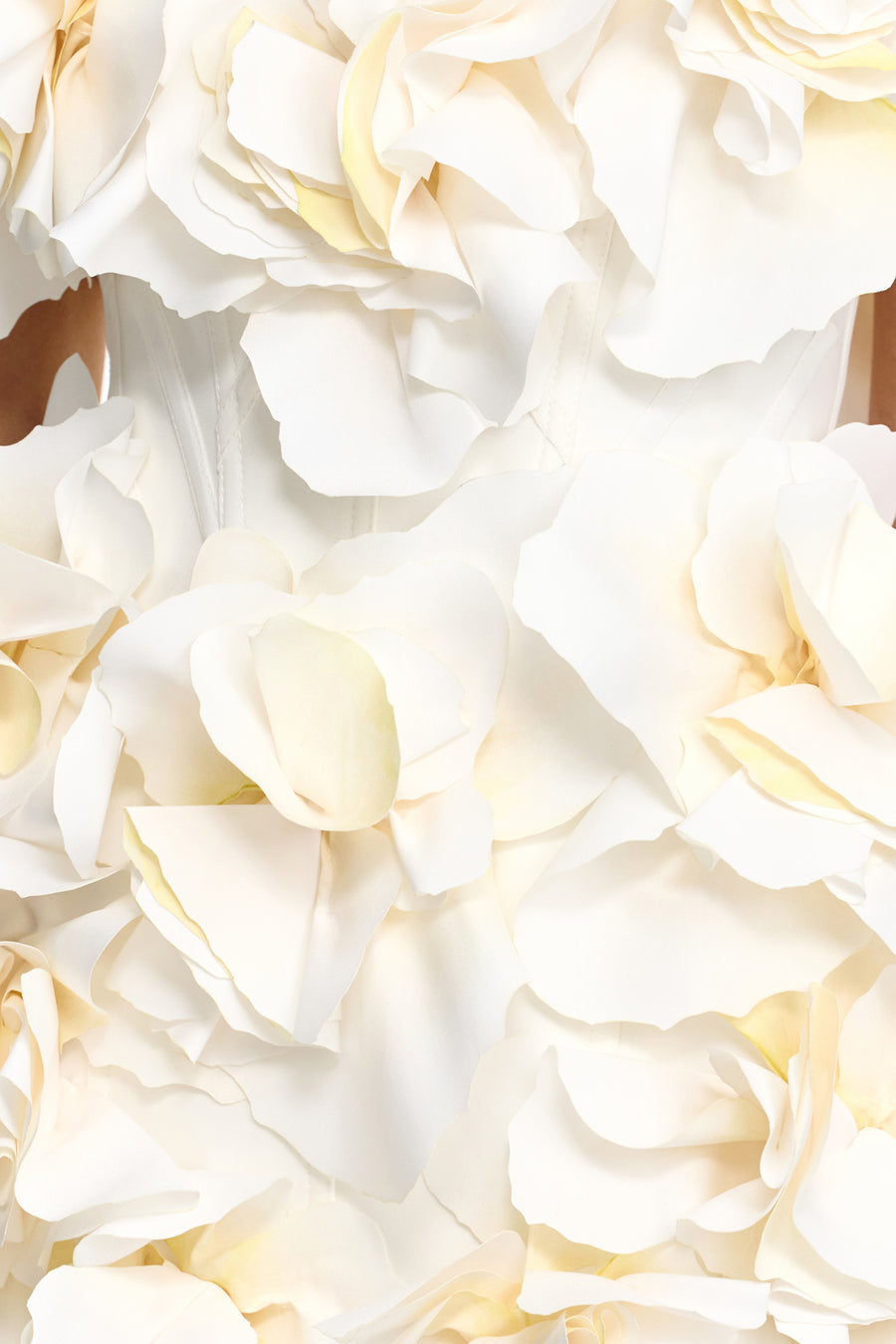 acler isla 3d flower mini dress Jackhill 3d Floral Mini Dress in Ivory