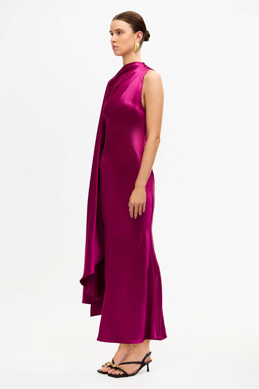 Acler Ropley Maxi Dress in Iris, Size 10 AU
