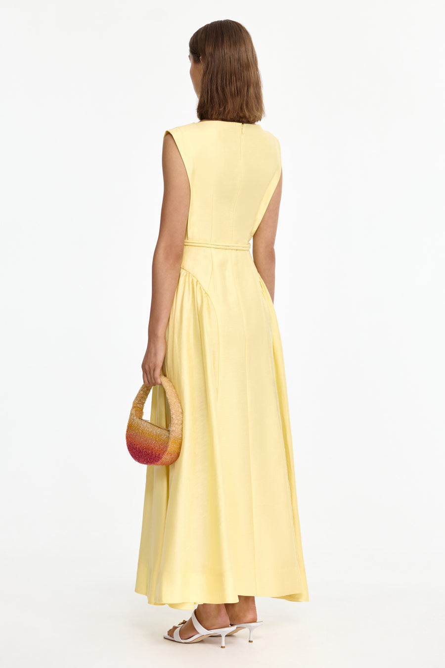 acler yellow dress Acler Online AU Women's Lemon Sorbet Maxi Dress, AU10 US6
