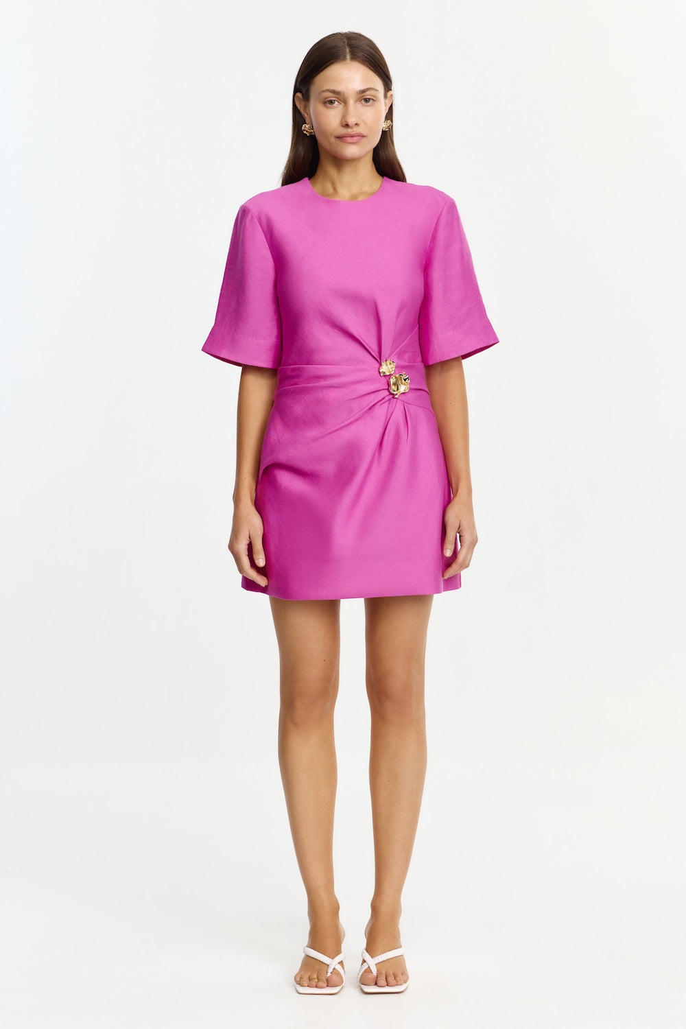 pink peach color dress Peach Mini Dress - All Dresses