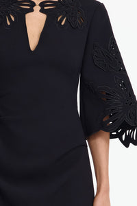 acler valleybrook mini dress Leesbrook V Neck Mini Dress in Black