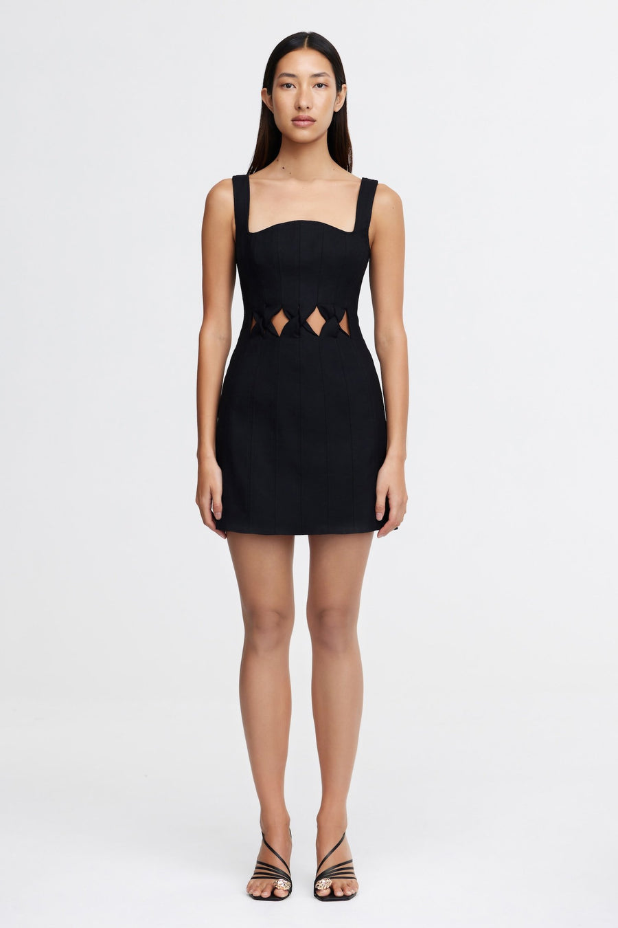 Acler Online AU Mini Dress, Black, AU10 US6, Polyester Viscose Lyocell Wool Elastane Acler Online AU Mini Dress, Black, AU10 US6, Polyester Viscose Lyocell Wool Elastane
