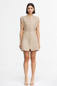 acler clements mini dress Introducing the Acler Clements Mini Dress in Ivory. Crafted from an organza  fabrication and featuring a strapless neckline with puff detailing, this  piece is perfect for bridal affairs and special occasions. #cocoandlola