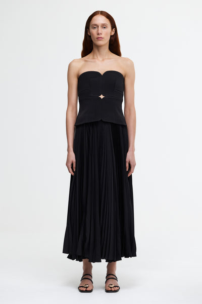 Avonlea Midi Dress for Women, Black, 100% Polyester