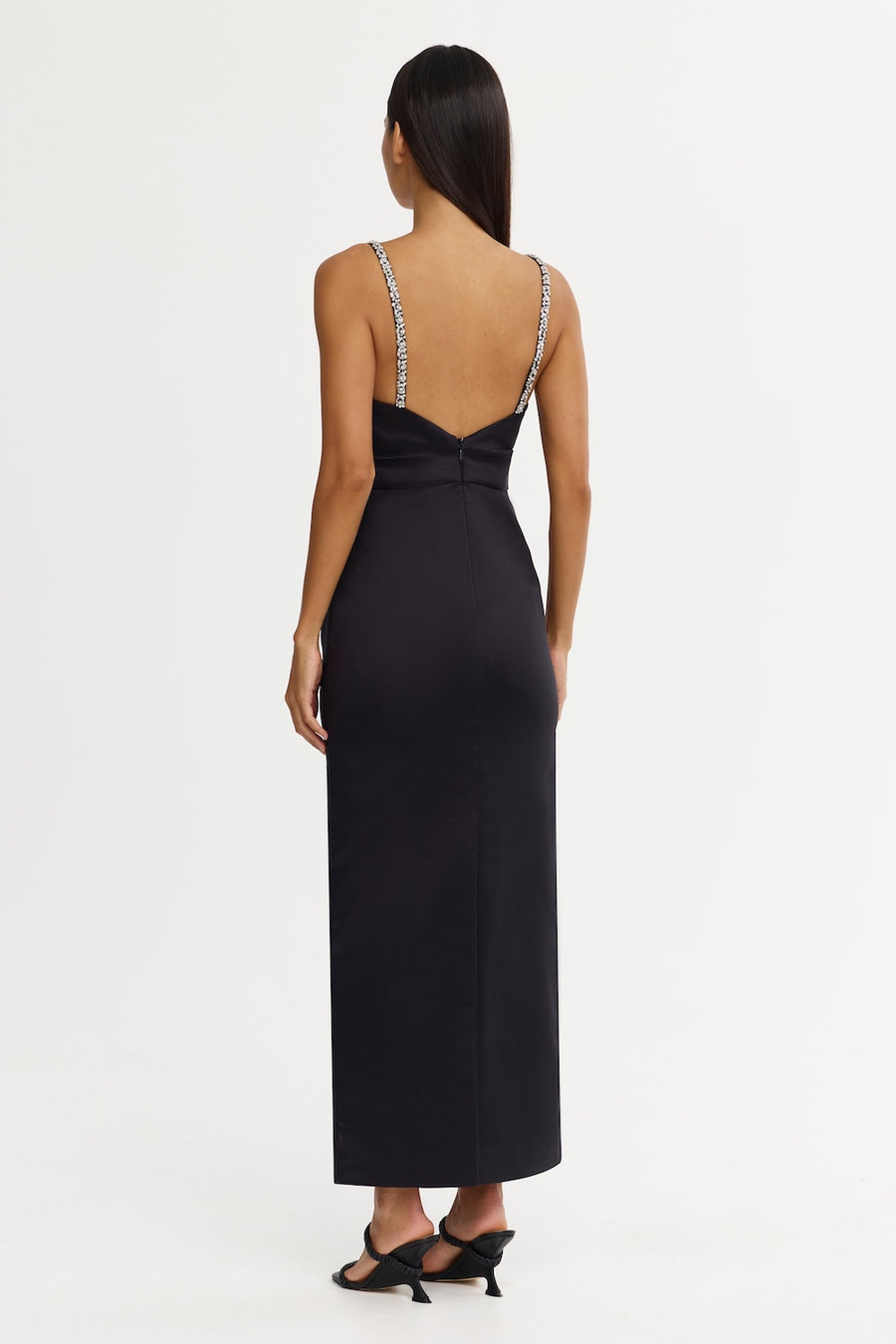 Acler Astonhall Midi Dress in Black, Size 6 AU
