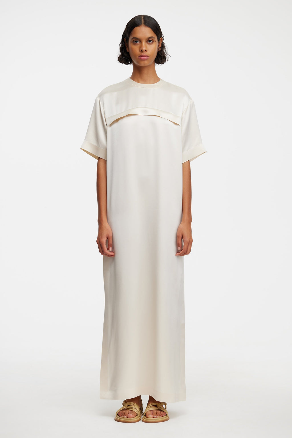 white christmas dresses Acler Gwynne Dress in Cream main image 0