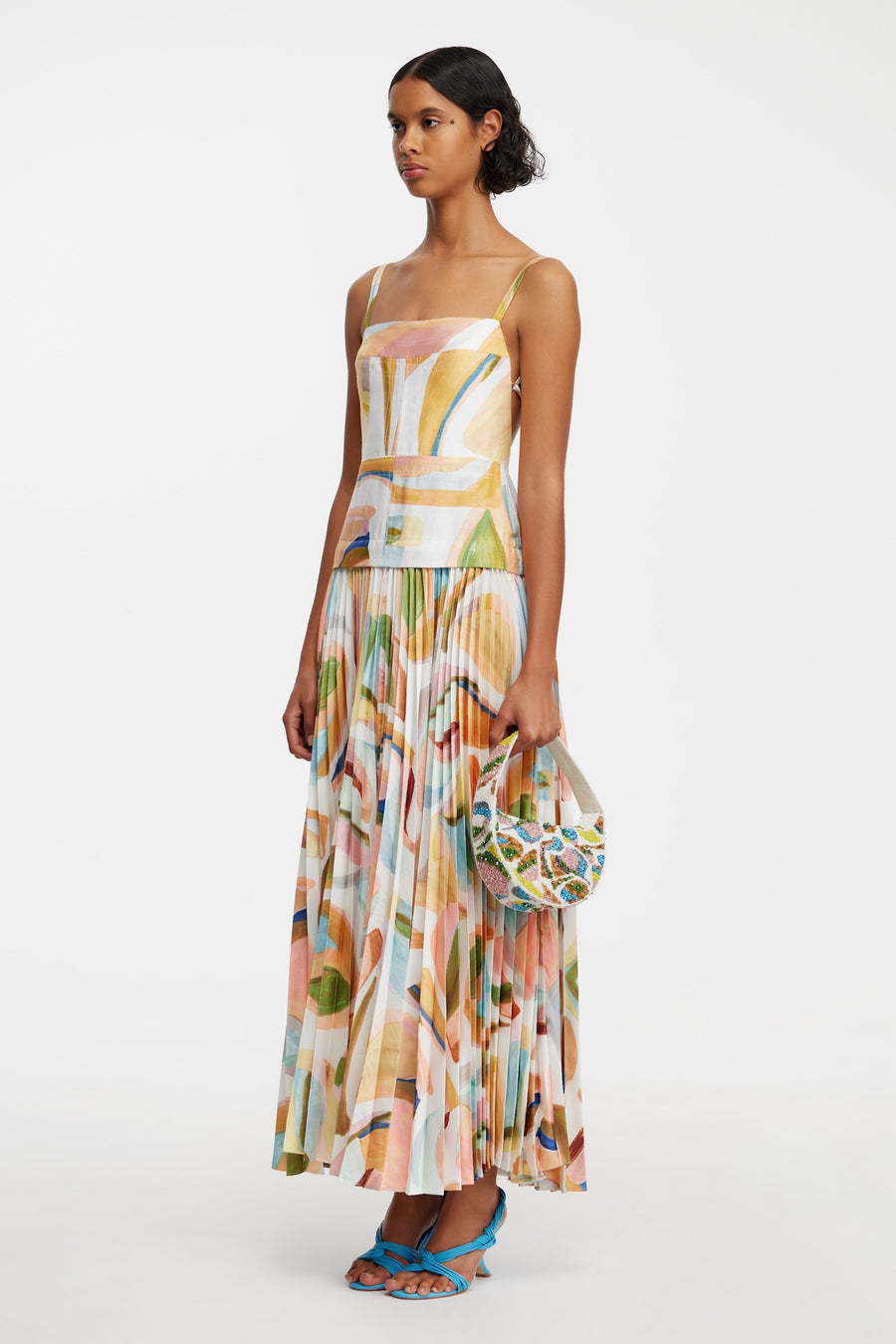 LEASGILL MIDI DRESS