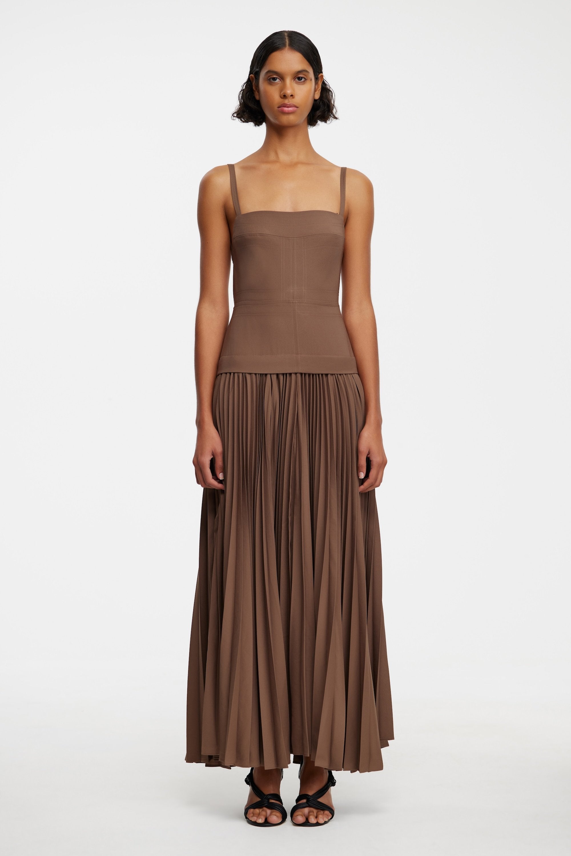 acler LEASGILL MIDI DRESS