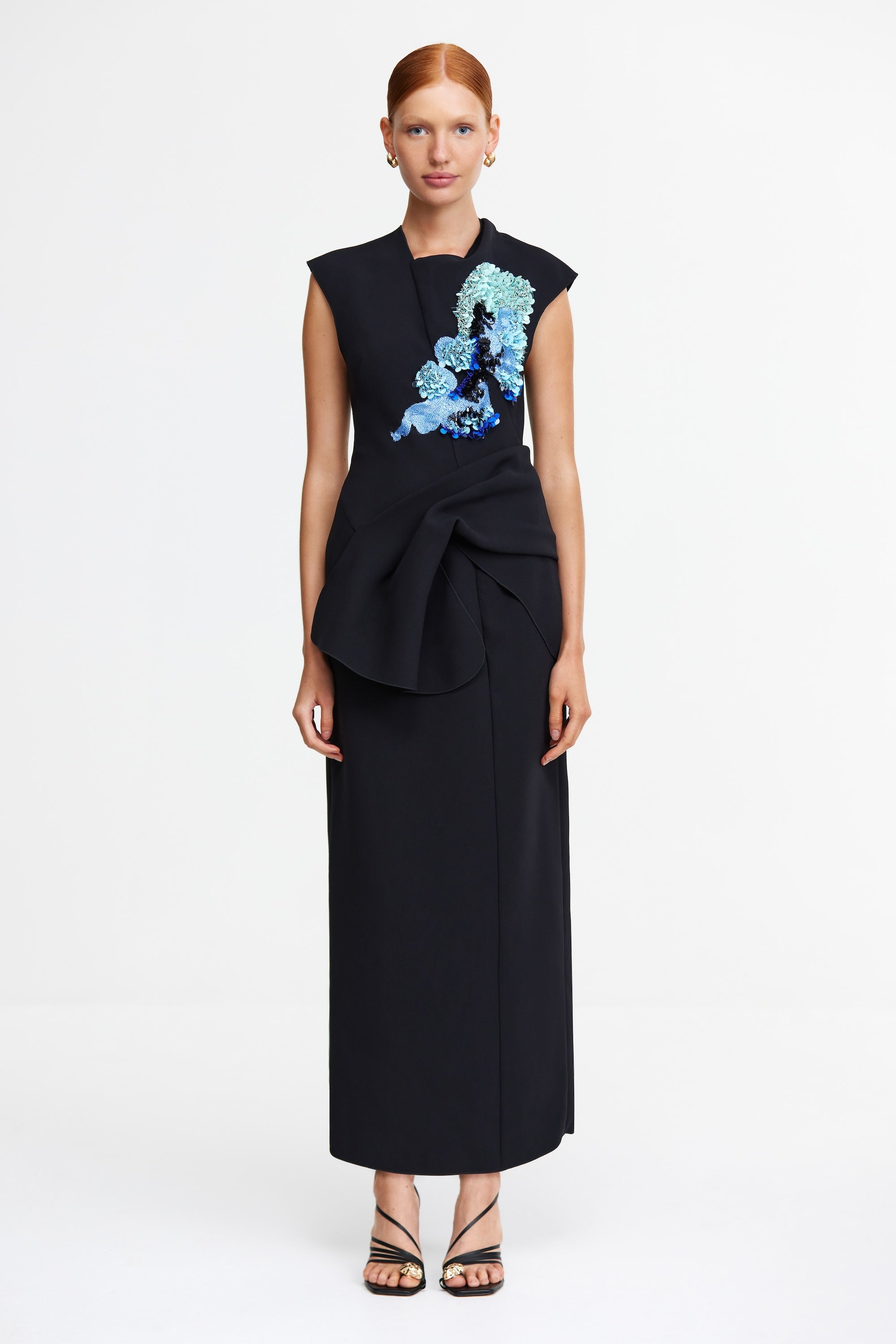 acler YELFORD MIDI DRESS