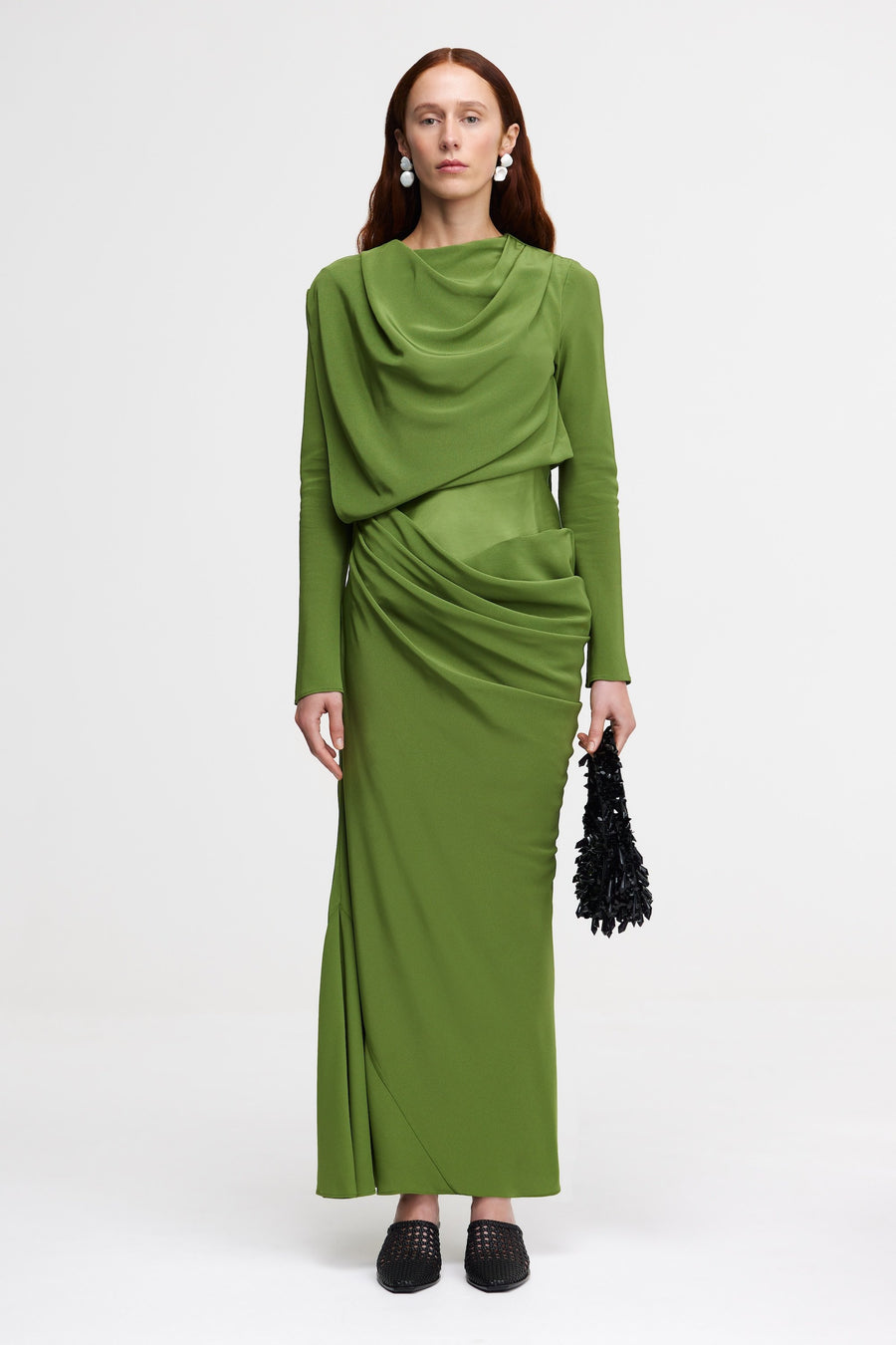 WODDEN MAXI DRESS