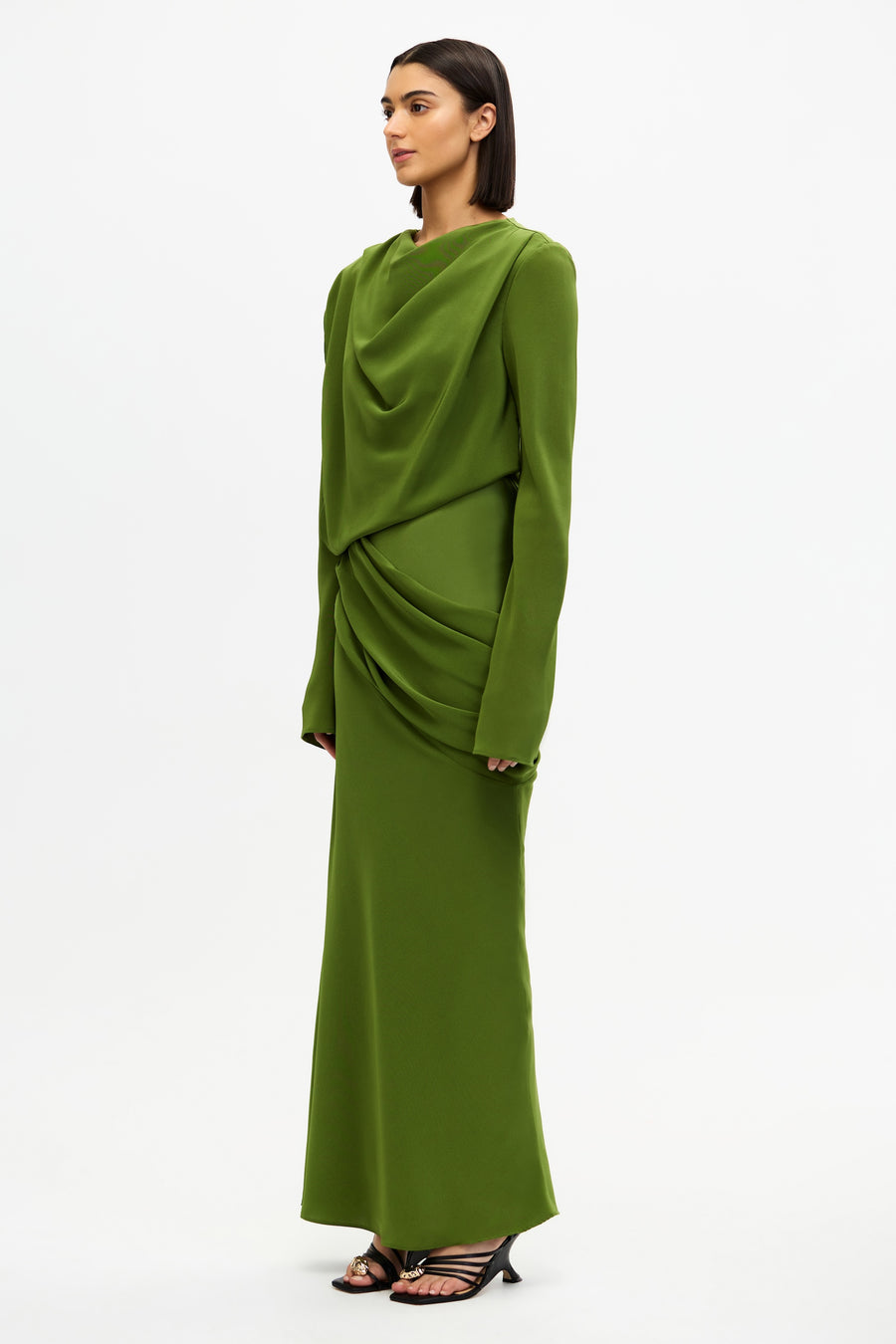 acler green dress Acler Bankfield Maxi Dress Green S | Green Bridesmaid Dress, Green Wedding Guest Dress by Acler