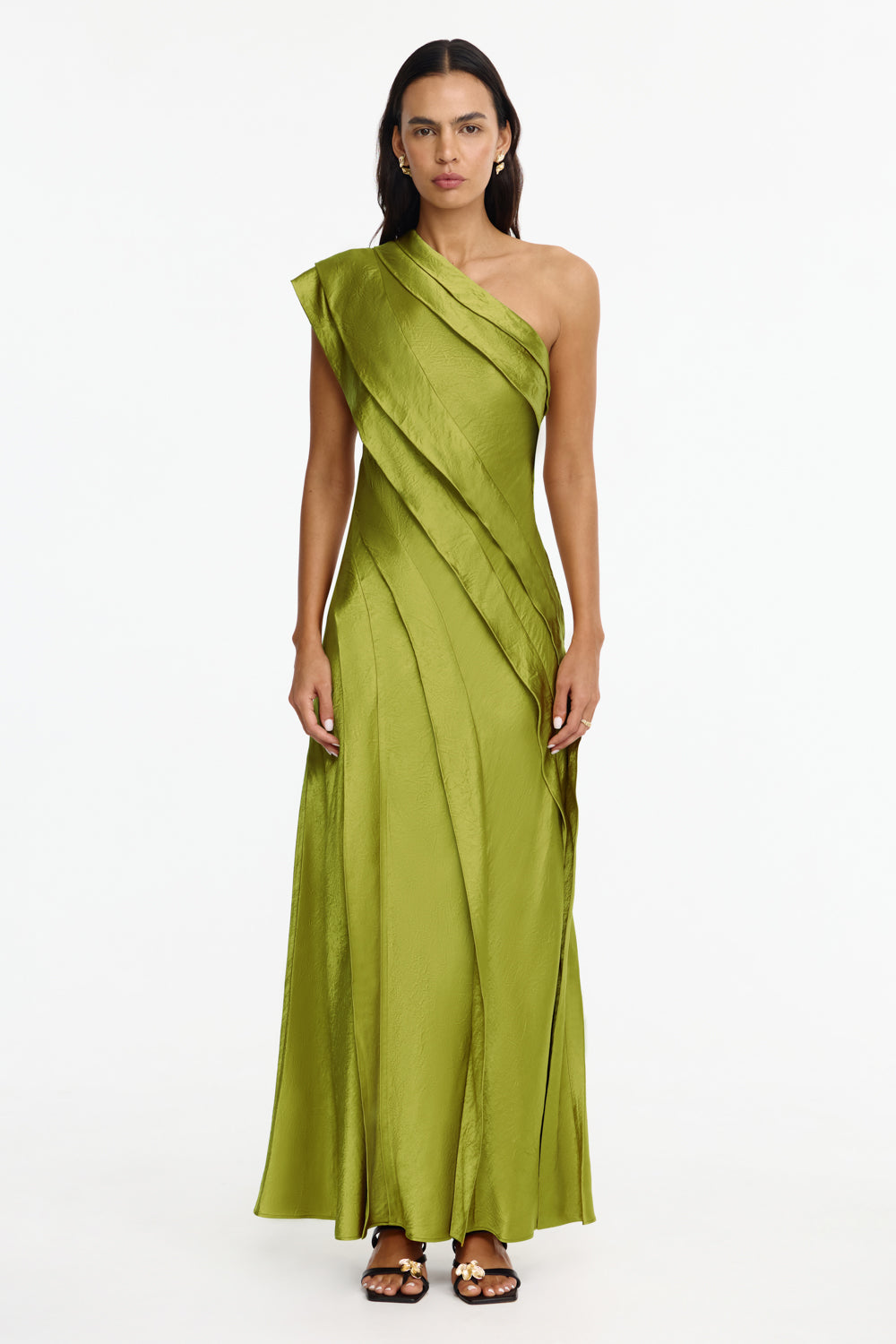 knee length dresses for ladies Acler Online AU Women's Ivory Maxi Dress, AU14 US10 main image 0