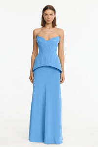 acler dress blue Online AU Alt Strapless Maxi Dress, AU6 US2 Model is 178cm / closet_7911 Mens Tailored Athlete Black Color:Bitter Chocolate