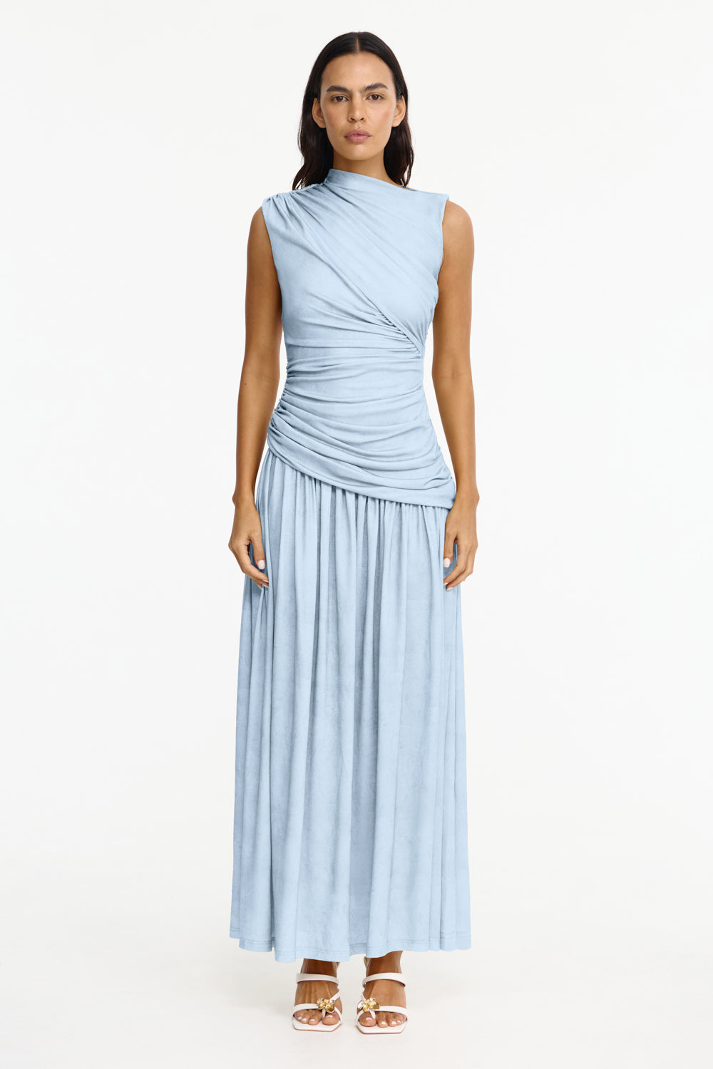a line blue floral dress Acler Bilston Mini Dress main image 1