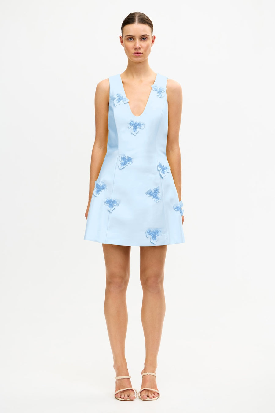 Acler Women's Mini Dress, Powder Blue, AU16 / US12 Acler Women's Mini Dress, Powder Blue, AU16 / US12