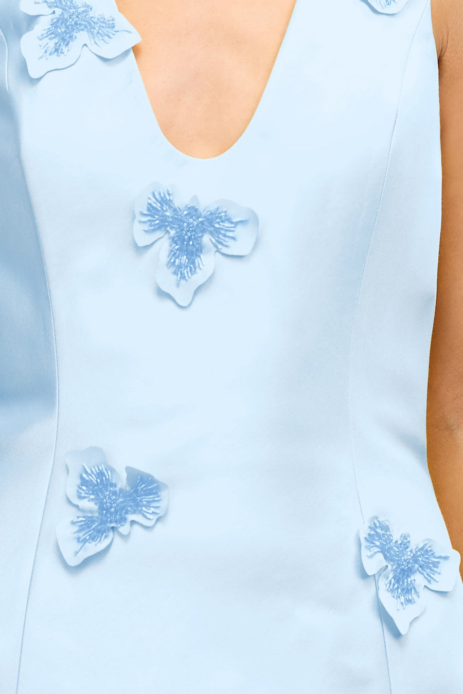 Acler Women's Mini Dress, Powder Blue, AU16 / US12