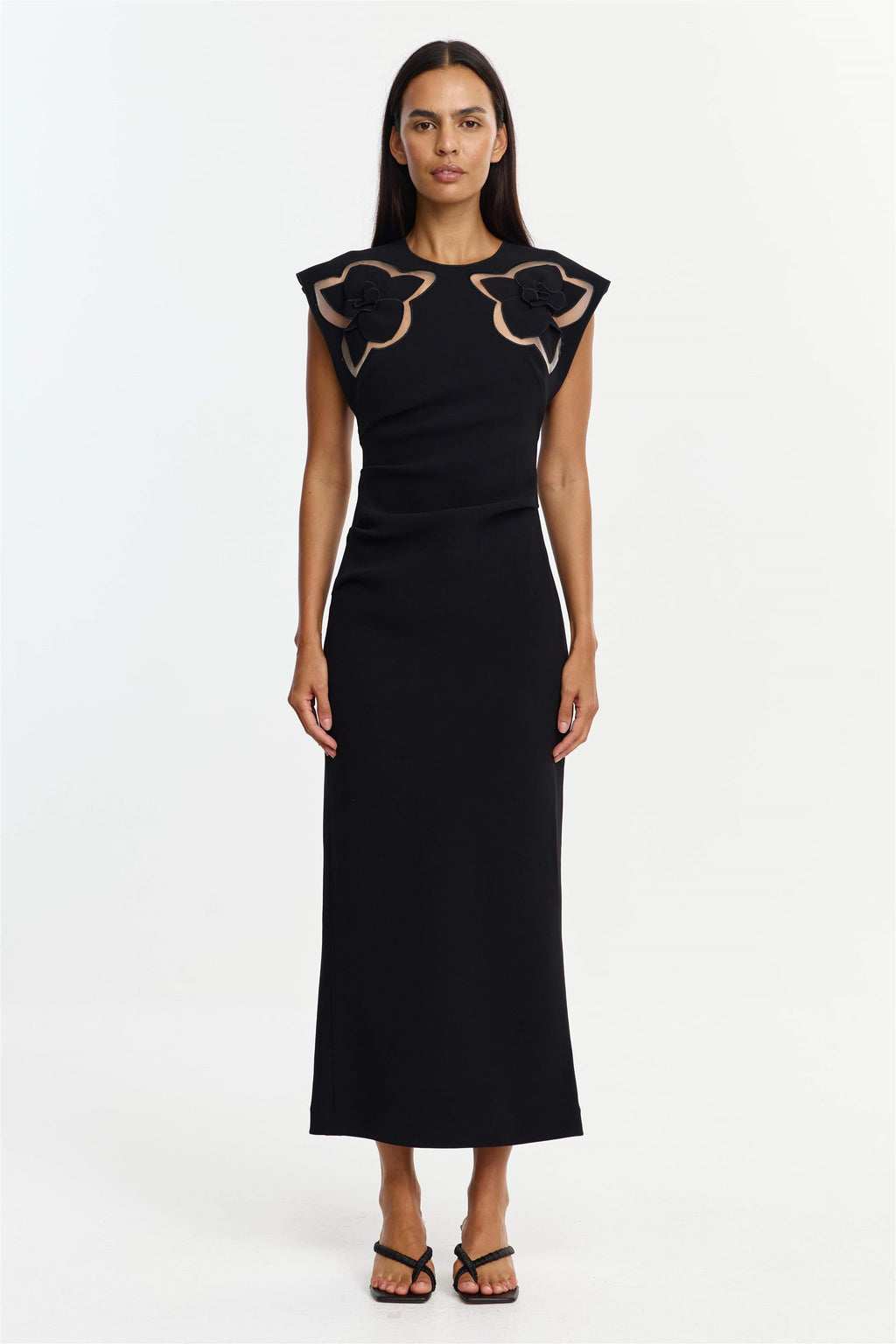 formal dresses fast shipping australia NEELEY Pleated Scoop Satin Prom & Formal Dress