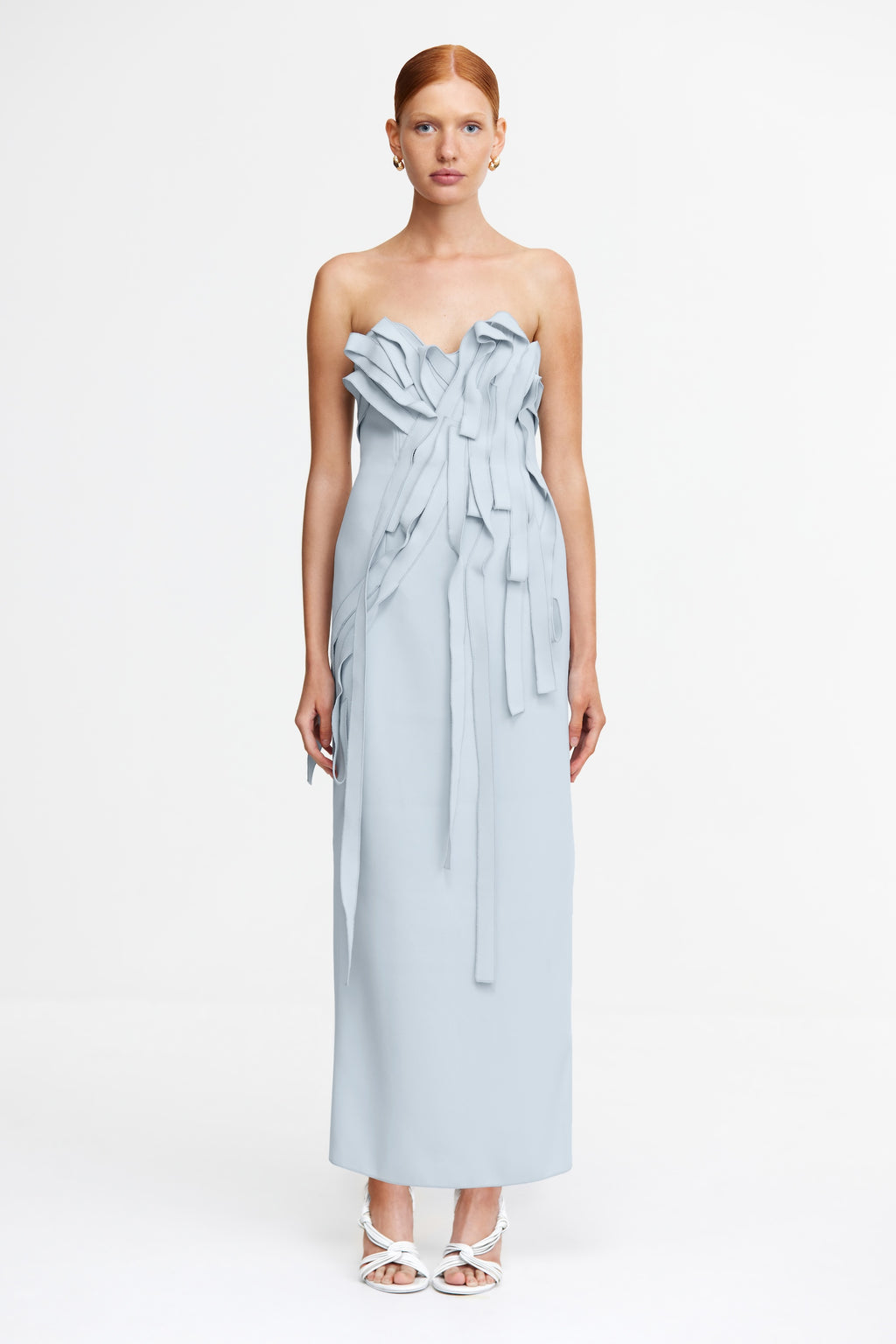 acler blue strapless dress Acler Online AU Women's Maxi Dress, Indigo, AU10 US6 main image 1