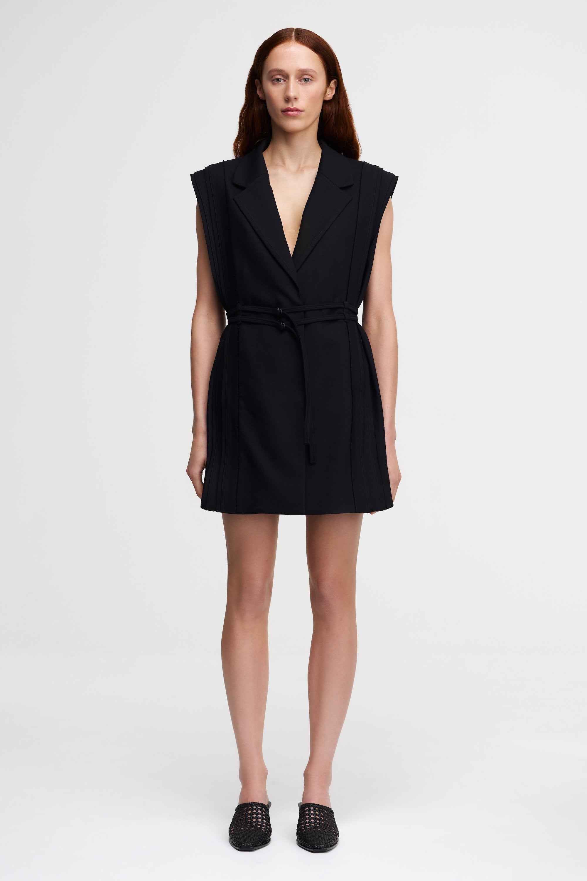 acler DODLEE VEST DRESS