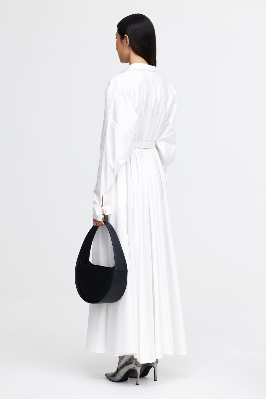 acler white midi dress Acler - Ivory Keeling Midi Dress