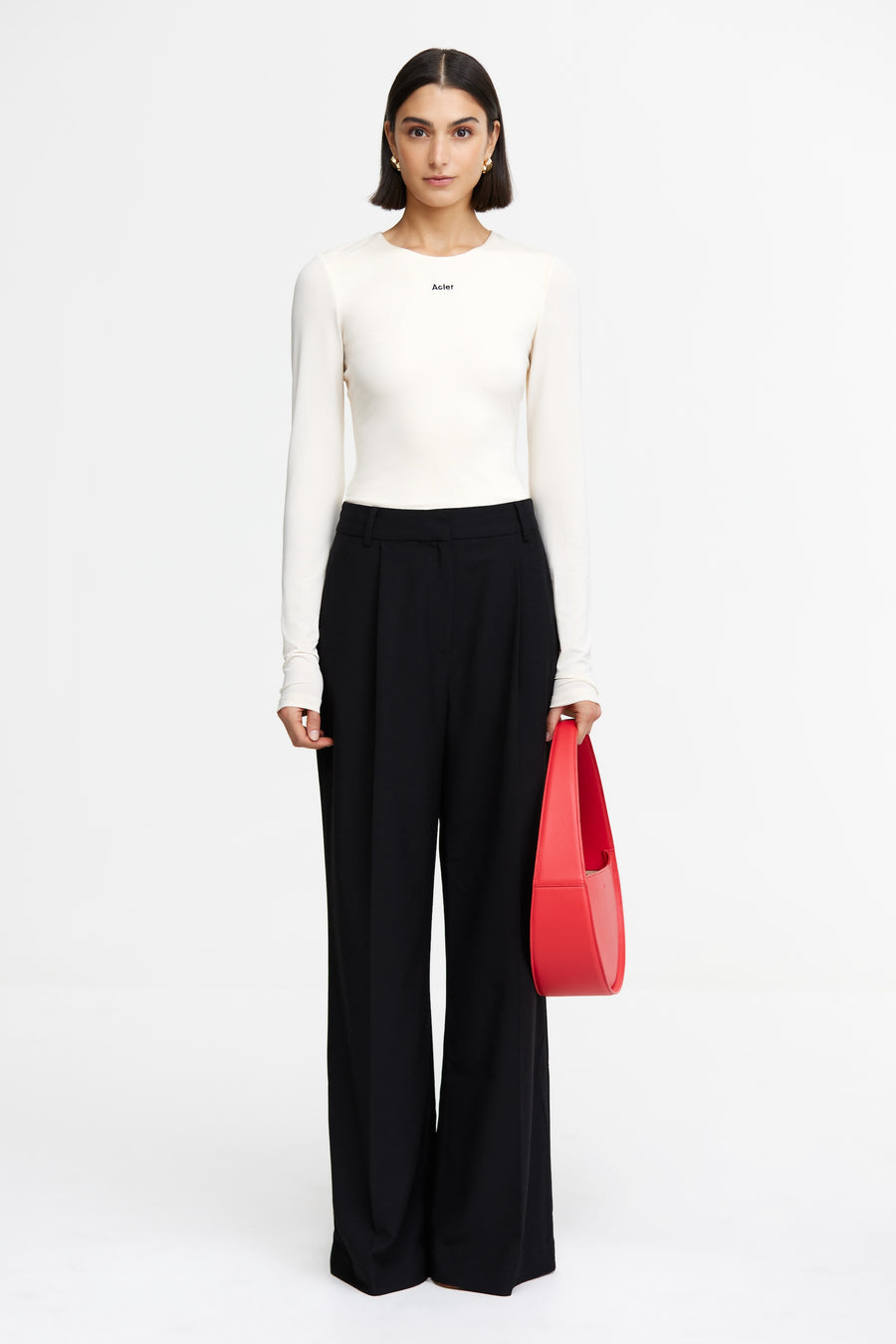 STAPLE_AL2504130P_ROUNDLE_PANT BLACK 1
